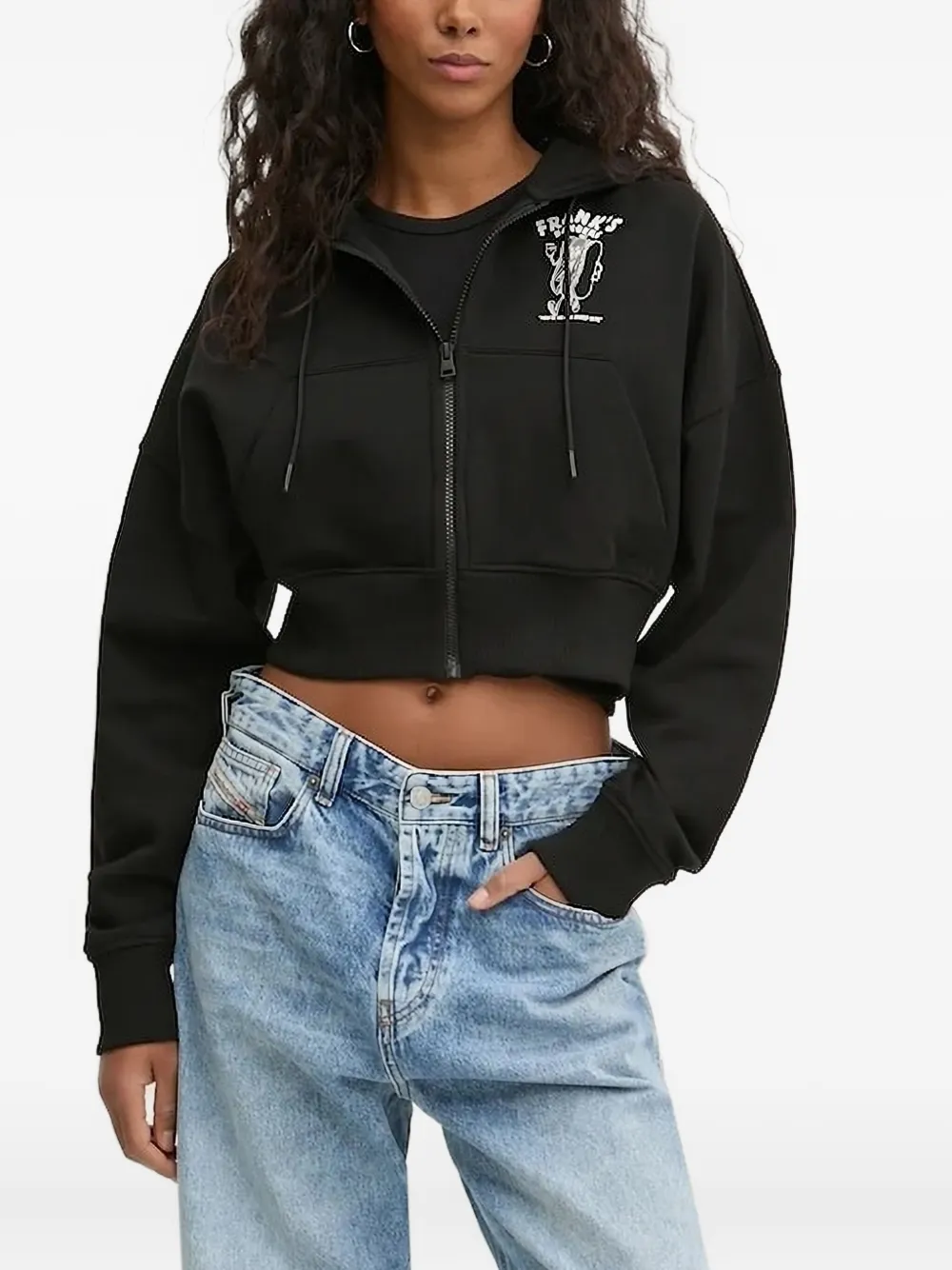 Толстовка на молнии с графическим принтом HUGO, черный
Толстовка на молнии с графическим принтом HUGO, черный