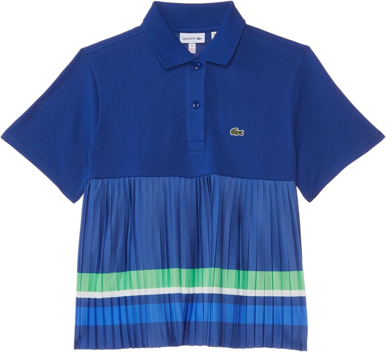 Поло Lacoste Kids Short Sleeve Pleated Color Blocked Polo Dress, цвет Captain/Multico
Поло Lacoste Kids Short Sleeve Pleated Color Blocked Polo Dress, цвет Captain/Multico