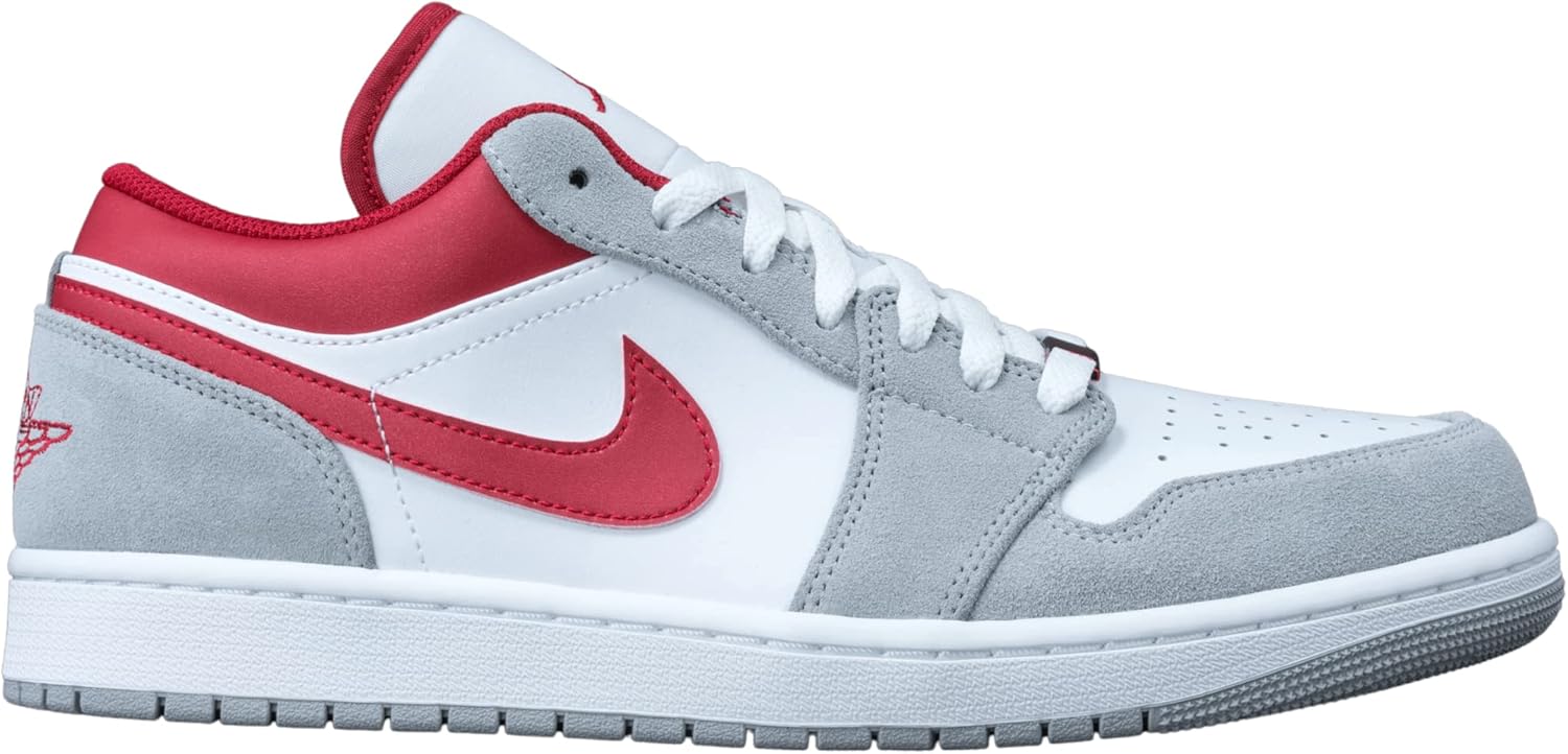 Кроссовки Nike мужские Air Jordan 1 Low, Lt Smoke Grey Gym Red White
Кроссовки Nike мужские Air Jordan 1 Low, Lt Smoke Grey Gym Red White