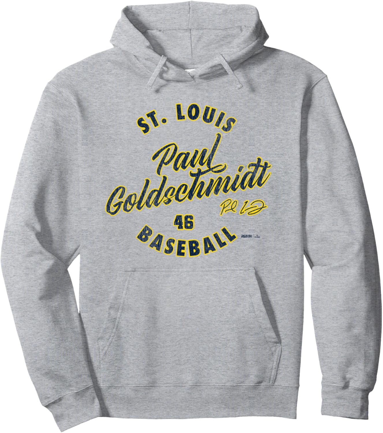Худи Paul Goldschmidt St. Louis Baseball Vintage Cursive MLBPA Ryno Sports, серый
Худи Paul Goldschmidt St. Louis Baseball Vintage Cursive MLBPA Ryno Sports, серый