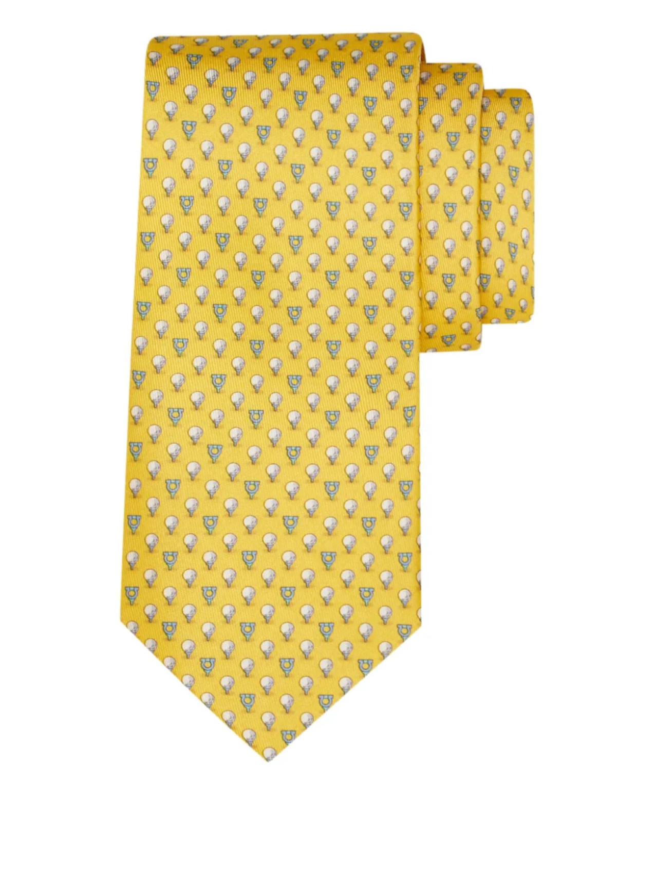 Ferragamo галстук с принтом Gancini, желтый
Ferragamo галстук с принтом Gancini, желтый