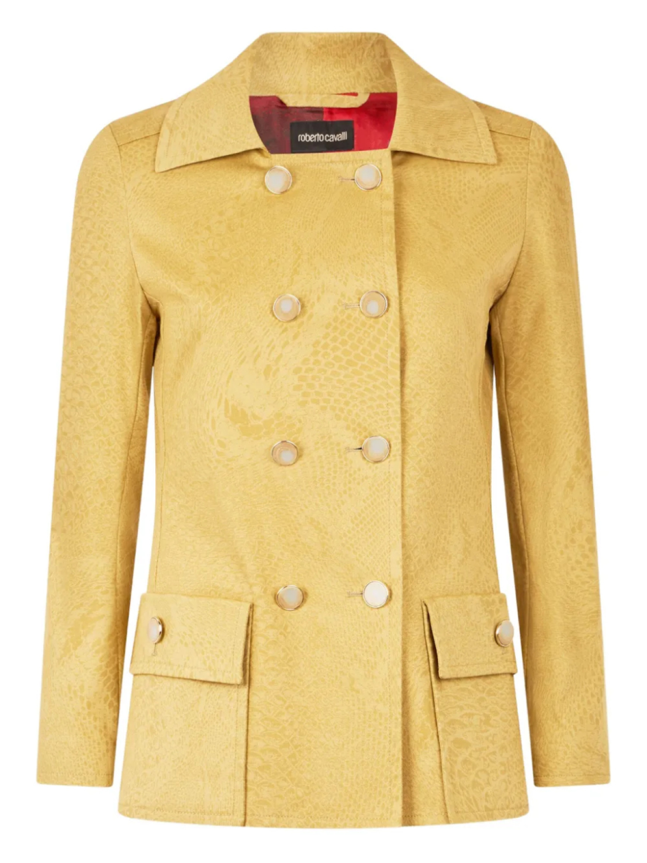 Двубортный жакет Roberto Cavalli, желтый
Двубортный жакет Roberto Cavalli, желтый