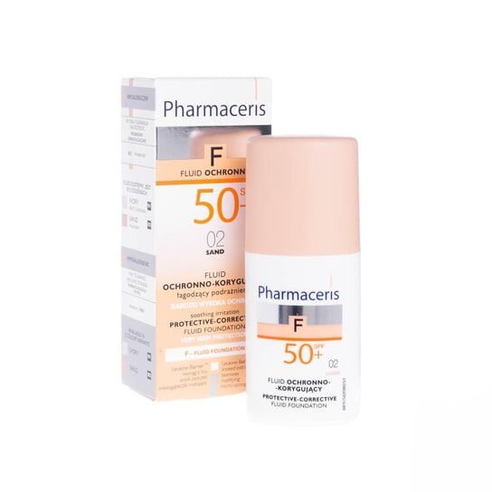 Защитно-корректирующая жидкость 02 Песок, SPF 50+, 30 мл Pharmaceris F 
Защитно-корректирующая жидкость 02 Песок, SPF 50+, 30 мл Pharmaceris F