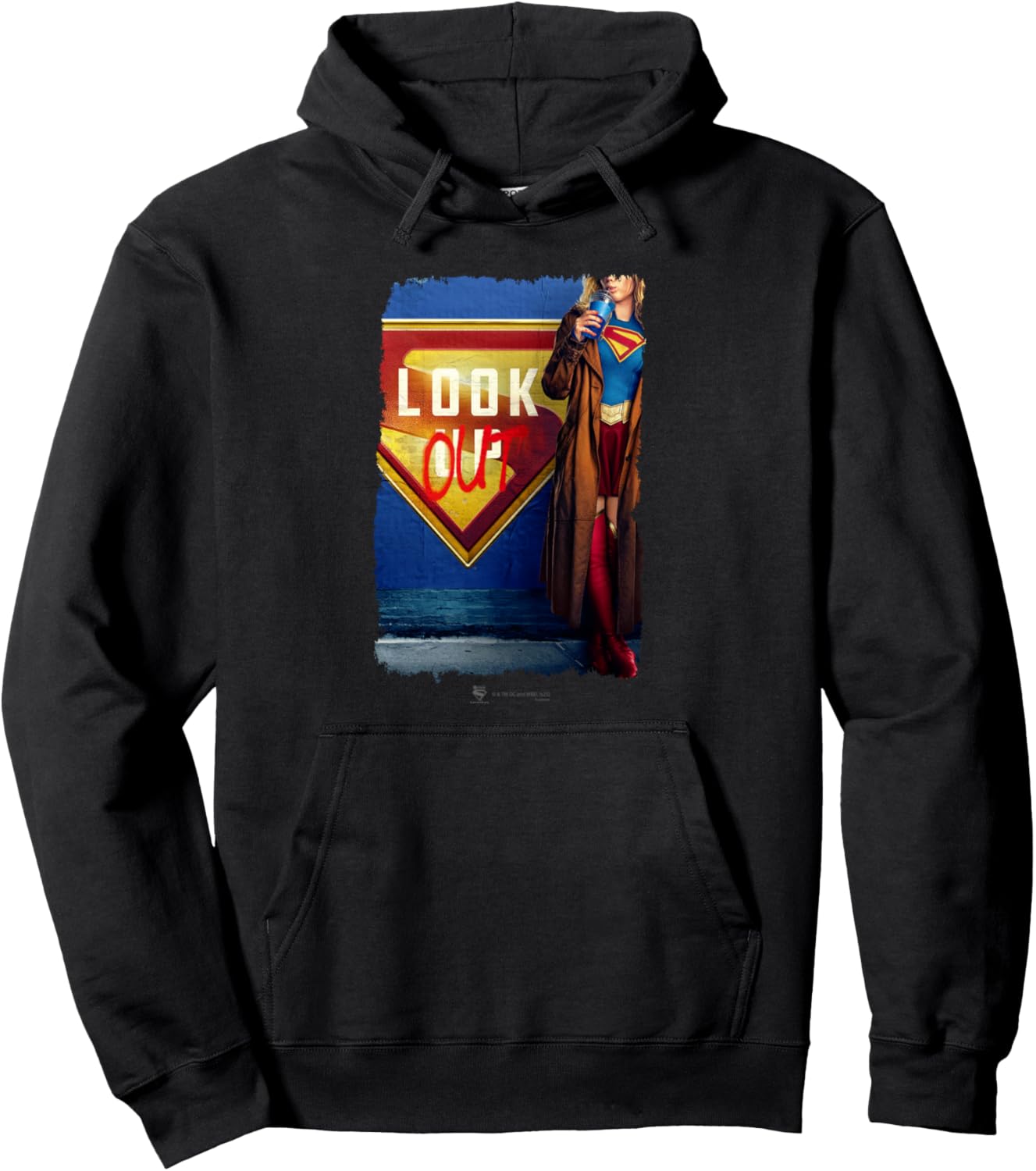 Толстовка SUPERGIRL/LOOK OUT из фильма Супергерл, черный
Толстовка SUPERGIRL/LOOK OUT из фильма Супергерл, черный
