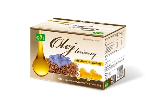 Gal, льняное масло для диеты доктора Будвига, Добавка , 40 гибких капсул
Gal, льняное масло для диеты доктора Будвига, Добавка , 40 гибких капсул