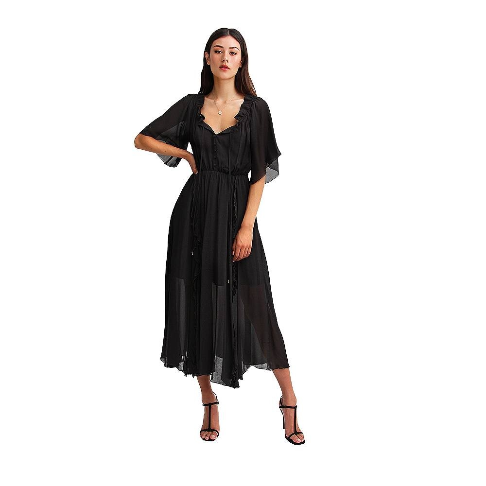 Платье миди с оборками Amour Amour Belle & Bloom, черный
Платье миди с оборками Amour Amour Belle & Bloom, черный