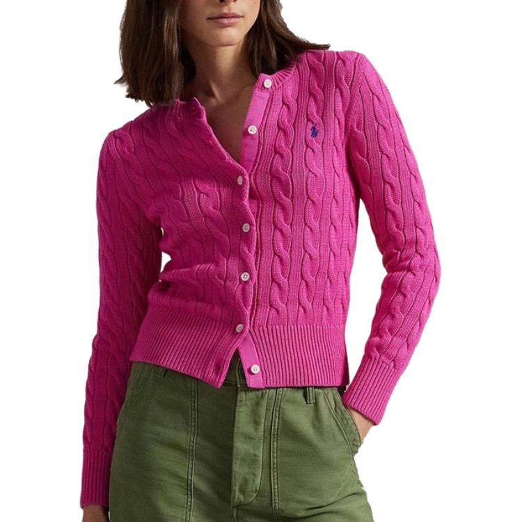 Кардиган с вышивкой пони Polo Ralph Lauren, фуксия
Кардиган с вышивкой пони Polo Ralph Lauren, фуксия