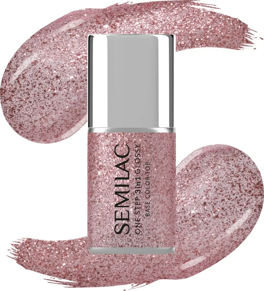 УФ-лак для ногтей Semilac 3in1 UV-Nagellack Glossy Glitter Pink
УФ-лак для ногтей Semilac 3in1 UV-Nagellack Glossy Glitter Pink