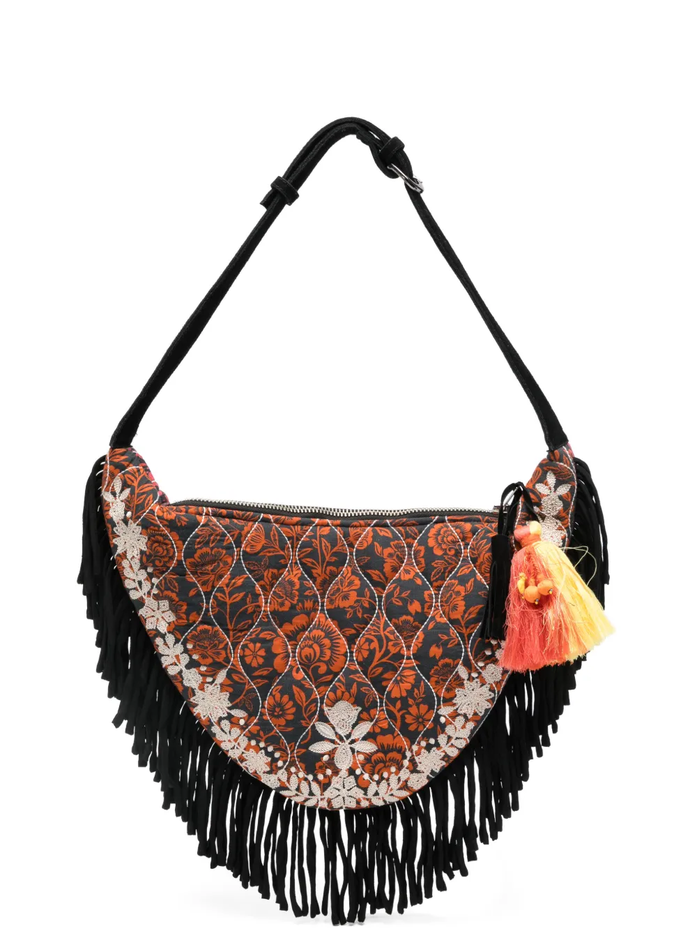 Стеганая сумка на плечо с бахромой Monoki, черный
Стеганая сумка на плечо с бахромой Monoki, черный