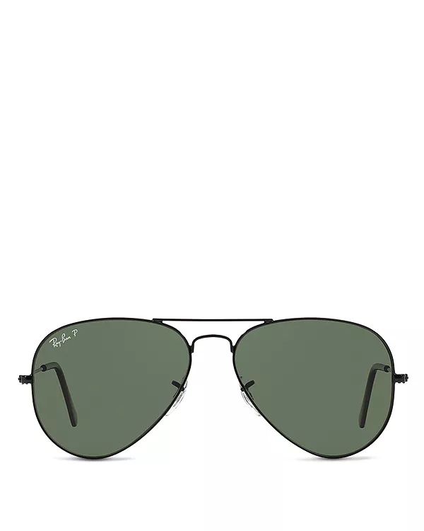 Поляризованные солнцезащитные очки-авиаторы с перемычкой над бровями, 62 мм Ray-Ban, черный
Поляризованные солнцезащитные очки-авиаторы с перемычкой над бровями, 62 мм Ray-Ban, черный