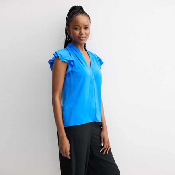 Нежная блузка с пышными рукавами из атласа Nine West, цвет santorini blue
Нежная блузка с пышными рукавами из атласа Nine West, цвет santorini blue