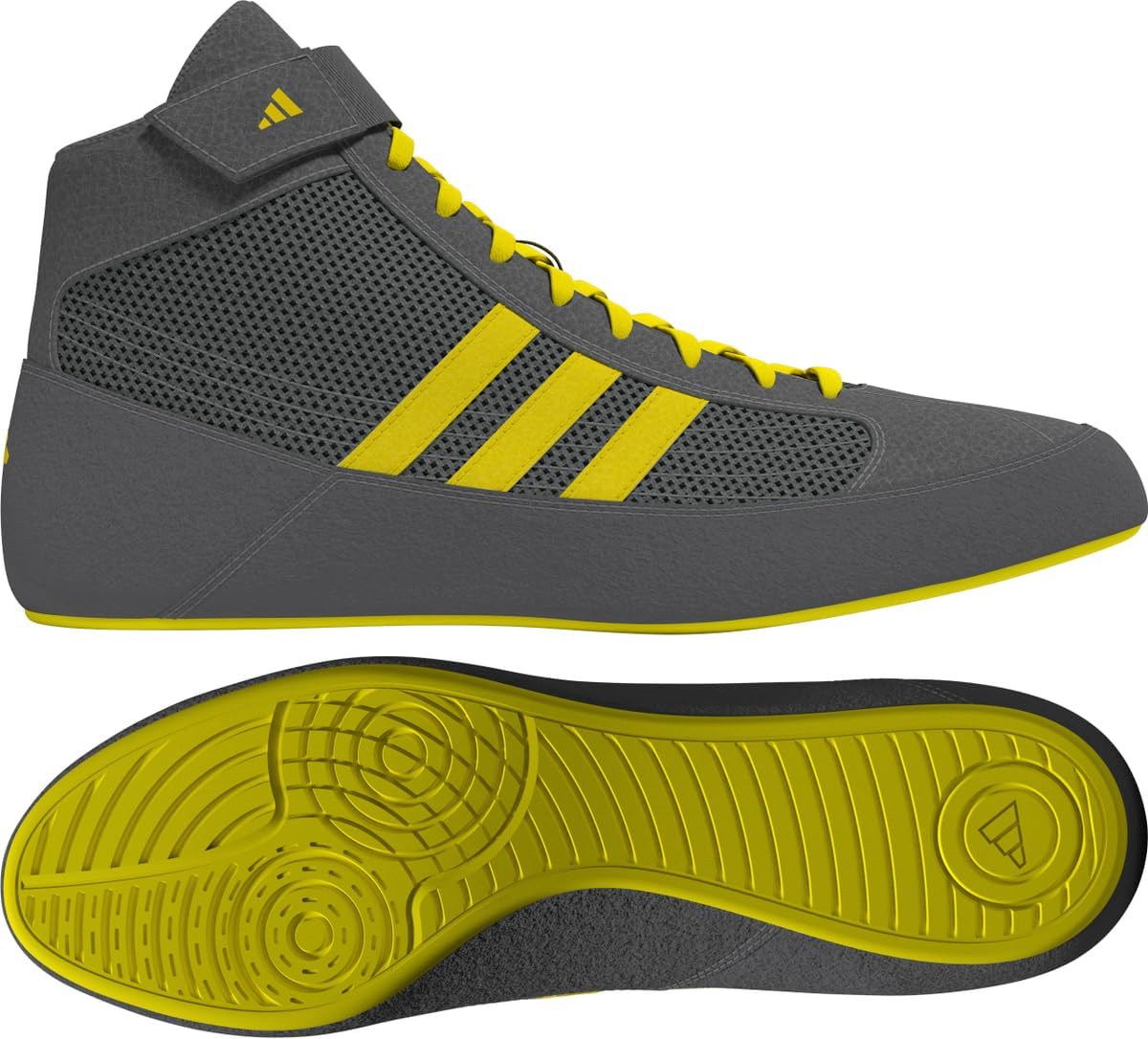 Мужские борцовские кроссовки adidas HVC, желтый/серый
Мужские борцовские кроссовки adidas HVC, желтый/серый