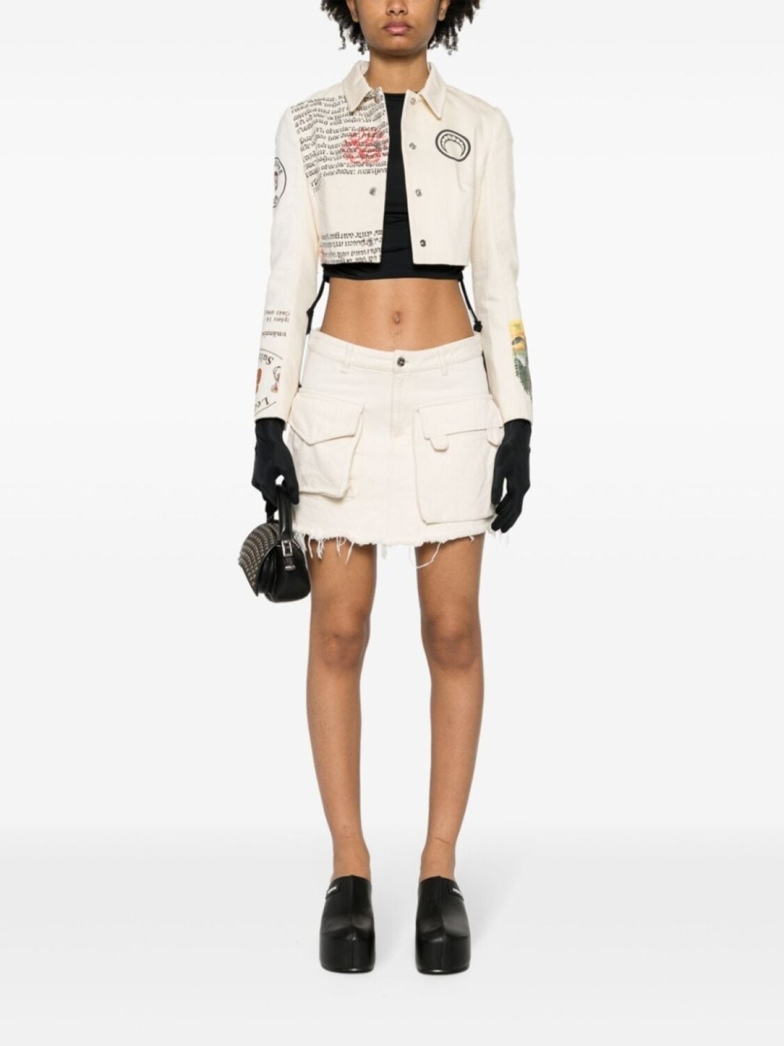 Куртка Regenerated Tote Bags Marine Serre, бежевый
Куртка Regenerated Tote Bags Marine Serre, бежевый