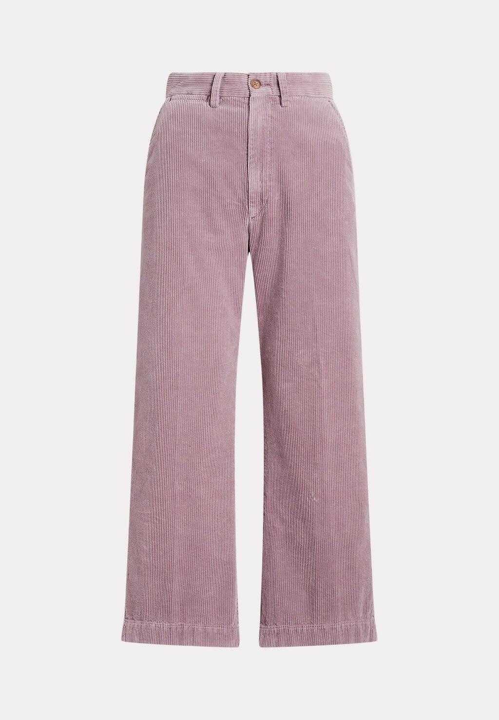 Тканевые брюки CORDUROY WIDE LEG CROPPED TROUSER Ralph Lauren, сирень
Тканевые брюки CORDUROY WIDE LEG CROPPED TROUSER Ralph Lauren, сирень