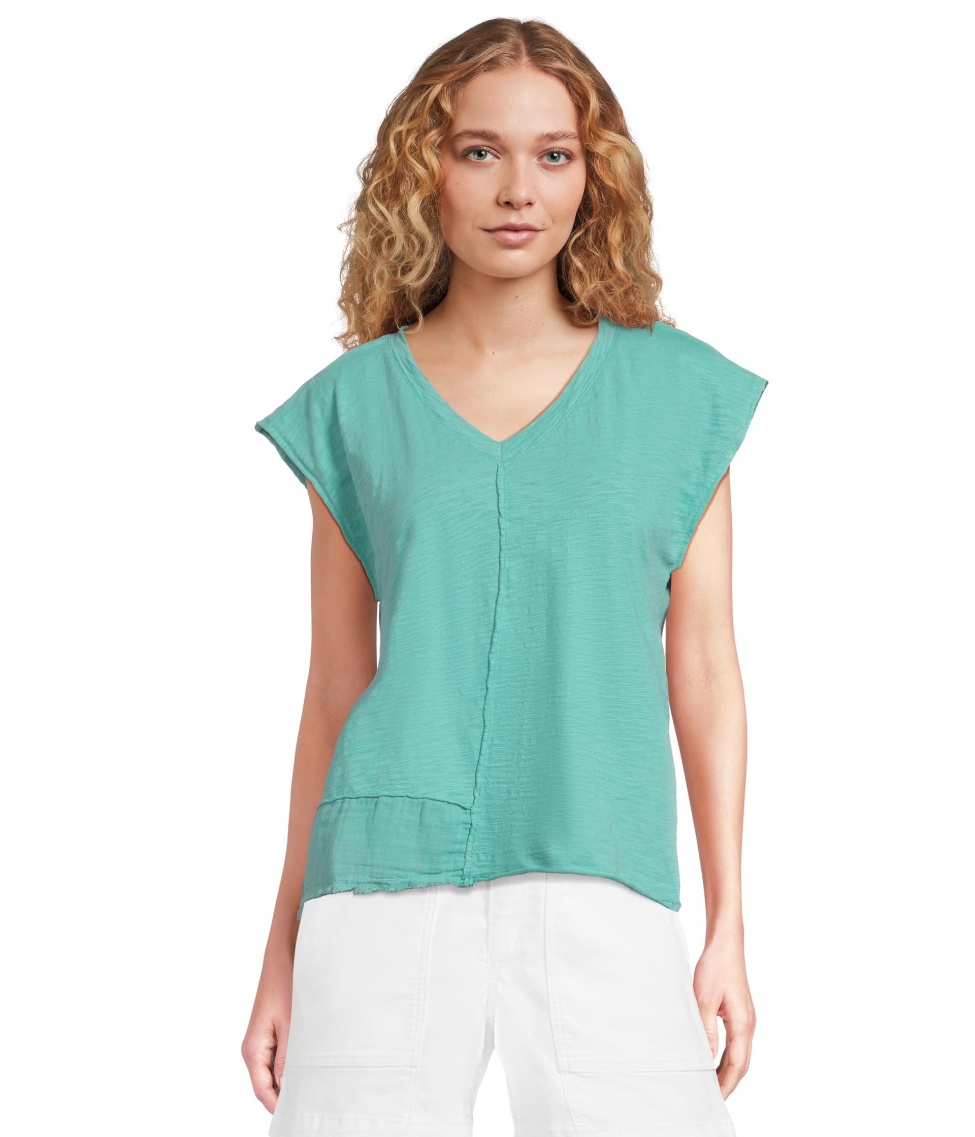 Топ Mod-o-doc Cap Dolman Sleeve Mix Media Top, Open Water
Топ Mod-o-doc Cap Dolman Sleeve Mix Media Top, Open Water