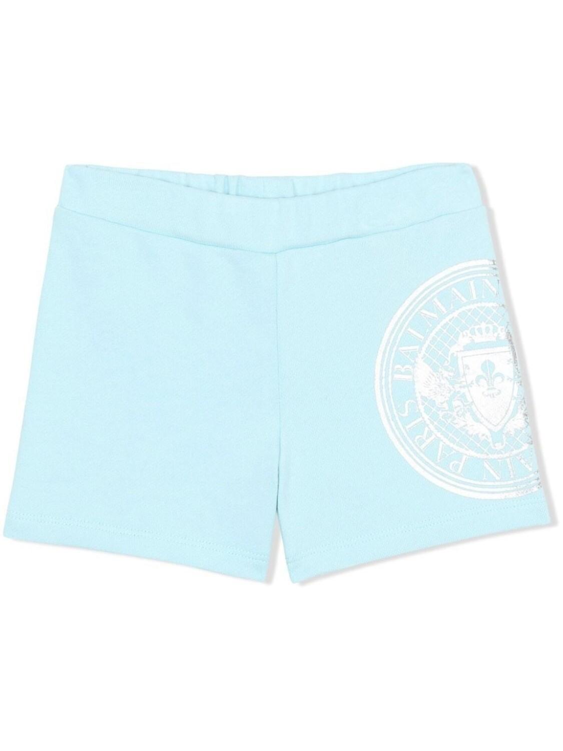 Спортивные шорты с логотипом Balmain Kids, синий
Спортивные шорты с логотипом Balmain Kids, синий