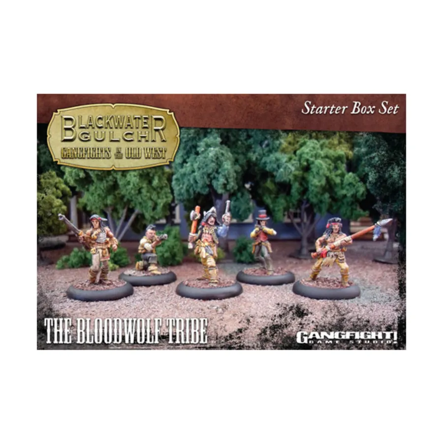 Племя Кровавого Волка - Стартовый бокс-сет, Blackwater Gulch - Gangfights in the Old West - Core & Assorted (1st Edition) (30mm)
Племя Кровавого Волка - Стартовый бокс-сет, Blackwater Gulch - Gangfights in the Old West - Core & Assorted (1st Edition) (30mm)