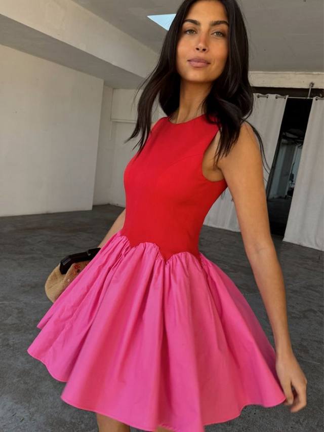 Мини-платье в цветную полоску Never Fully Dressed, цвет Pink/Red
Мини-платье в цветную полоску Never Fully Dressed, цвет Pink/Red