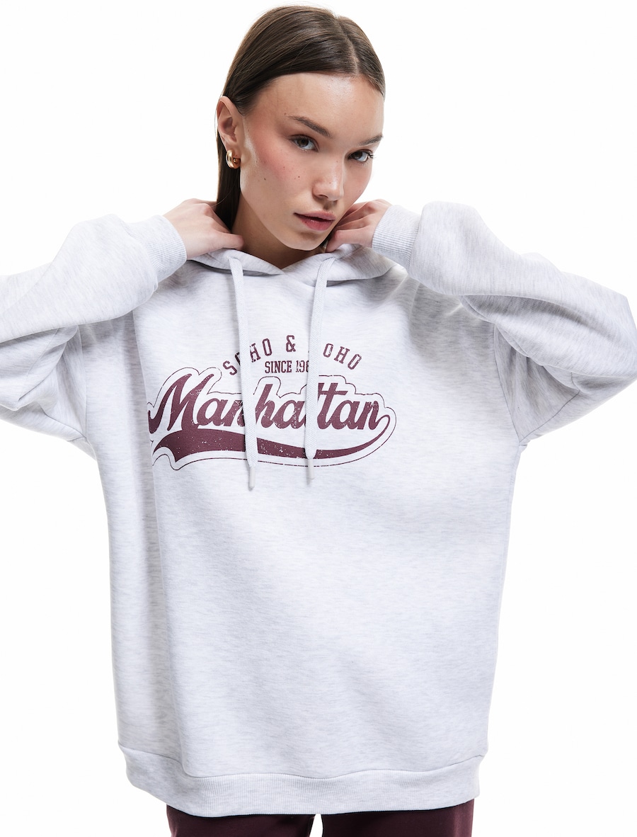 Толстовка Koton, светло-серый
Толстовка Koton, светло-серый