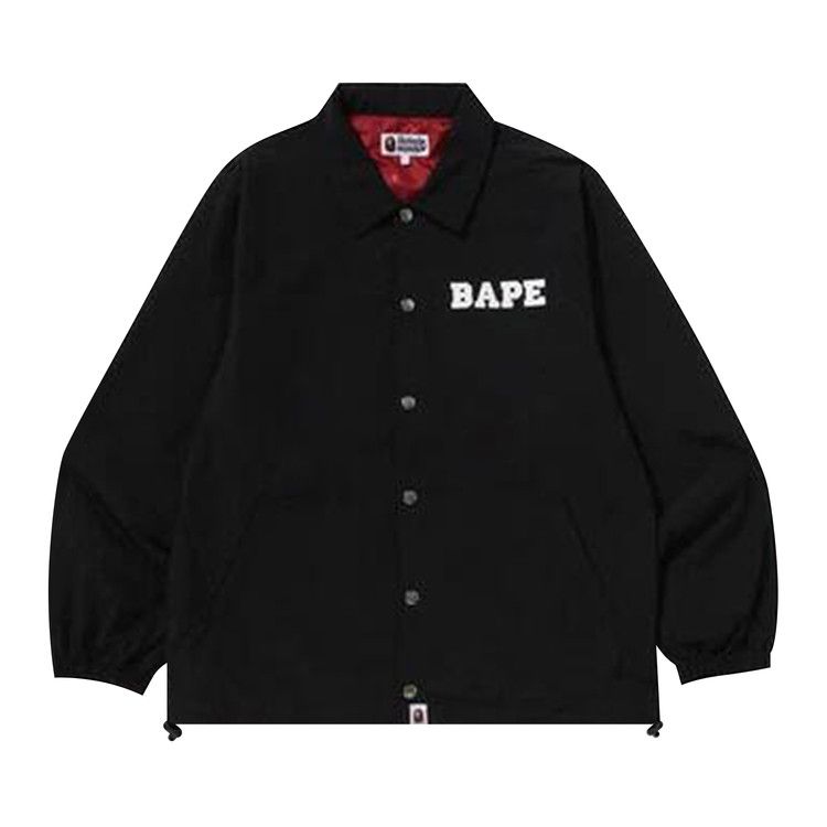 Куртка BAPE College Coach Jacket 'Black'
Куртка BAPE College Coach Jacket 'Black'
