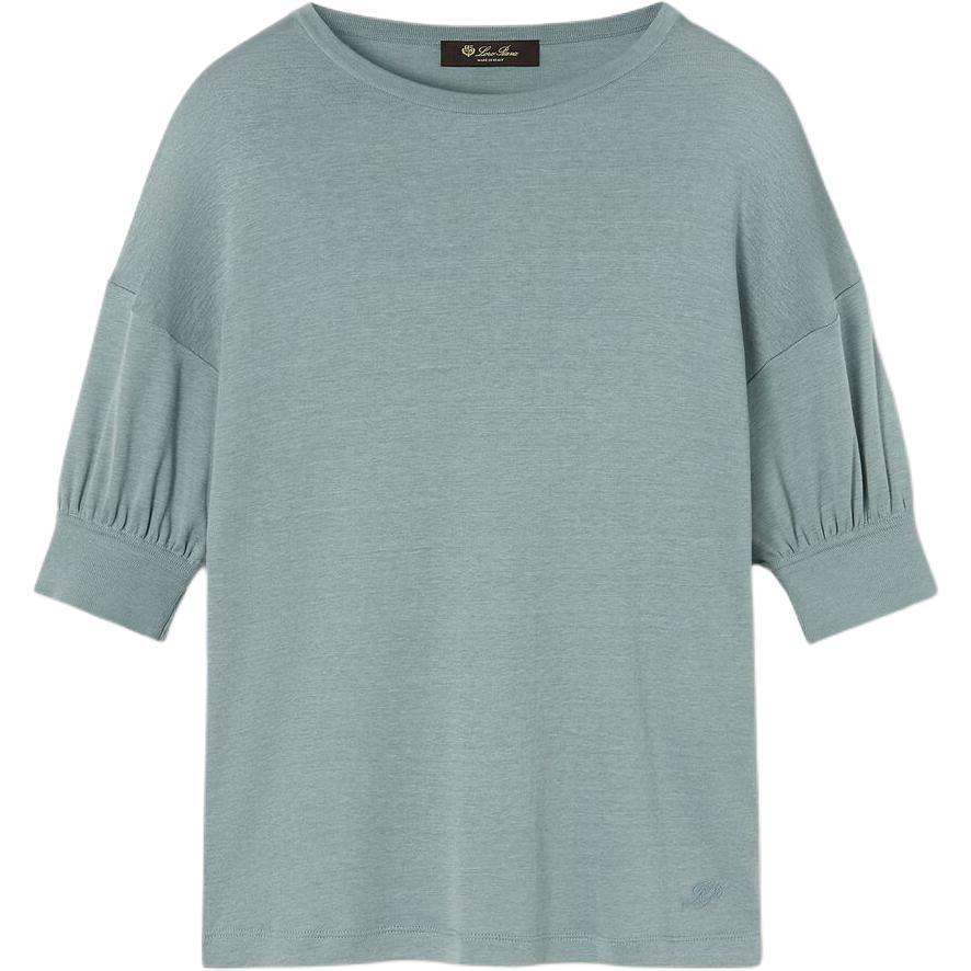 Футболка с рукавами-пуфами для женщин FW25 Loro Piana, синий
Футболка с рукавами-пуфами для женщин FW25 Loro Piana, синий