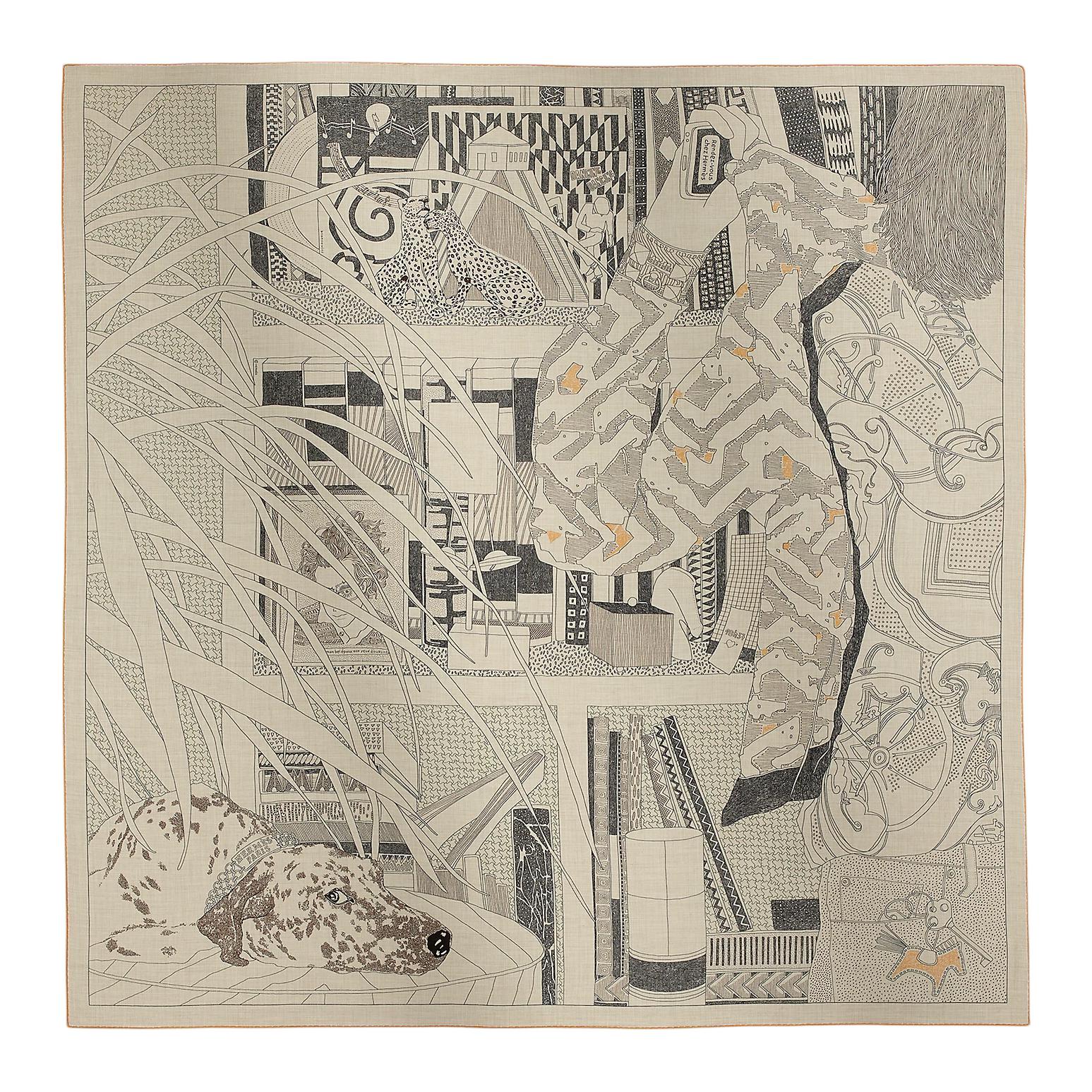 HERMES Кашемировые шали для женщин белые
HERMES Кашемировые шали для женщин белые