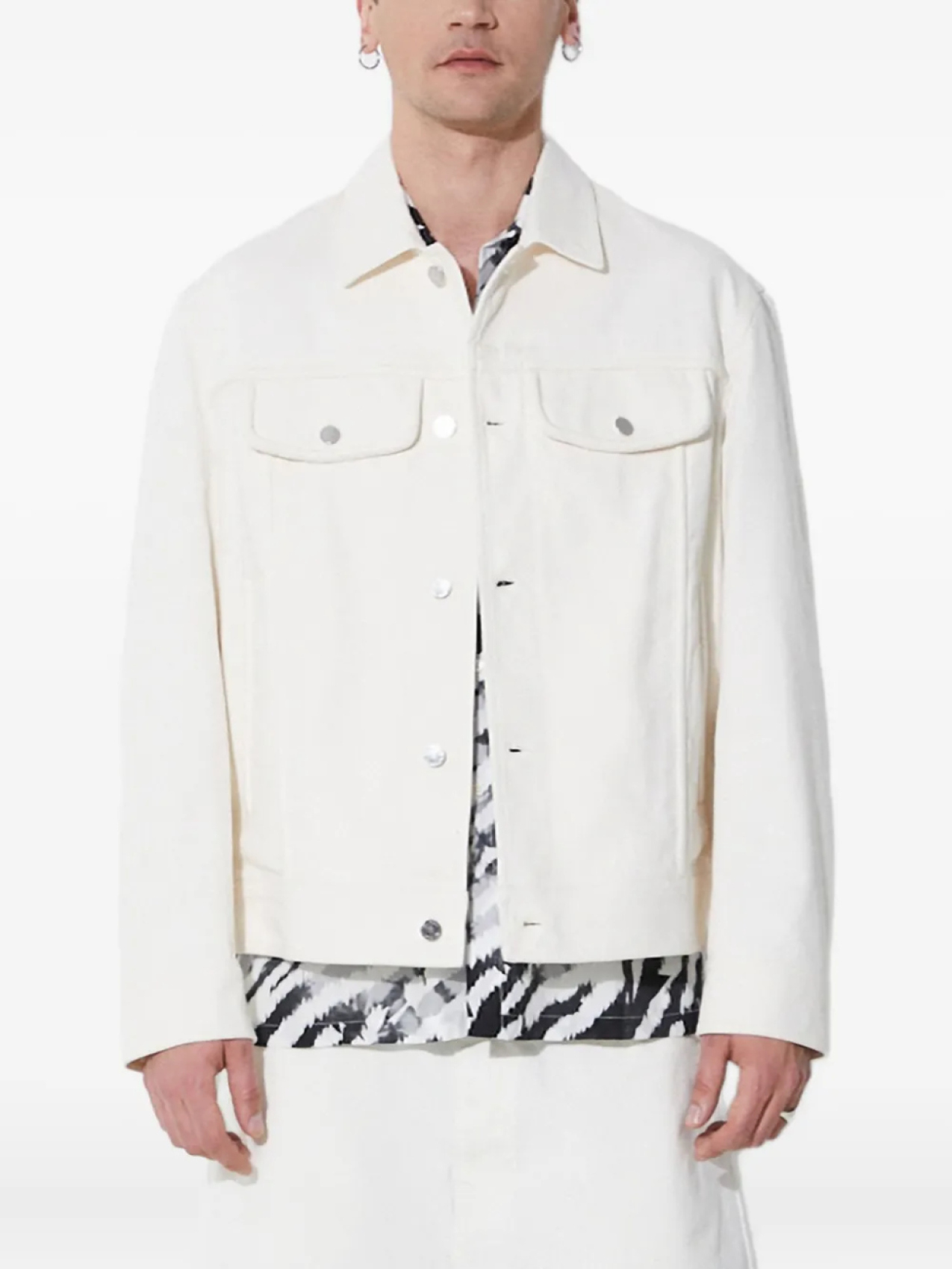 Рубашка с короткими рукавами и принтом «Овен зебра» Aries, черный
Рубашка с короткими рукавами и принтом «Овен зебра» Aries, черный