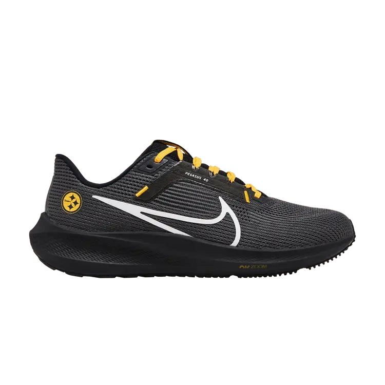 Кроссовки Nike NFL x Air Zoom Pegasus 40 'Pittsburgh Steelers', черный
Кроссовки Nike NFL x Air Zoom Pegasus 40 'Pittsburgh Steelers', черный