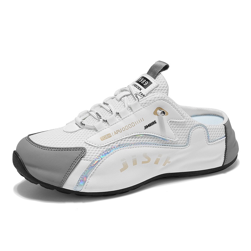 King Jinmai Мужские противоскользящие тапочки бело-серые, цвет White Gray
King Jinmai Мужские противоскользящие тапочки бело-серые, цвет White Gray