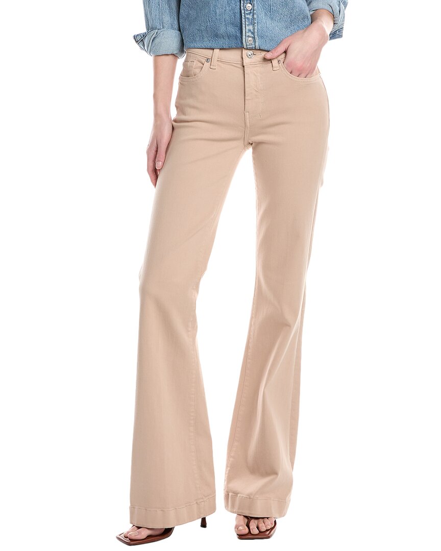 7 For All Mankind Dojo Брюки-клеш с принтом "Песчаный замок", коричневый
7 For All Mankind Dojo Брюки-клеш с принтом "Песчаный замок", коричневый