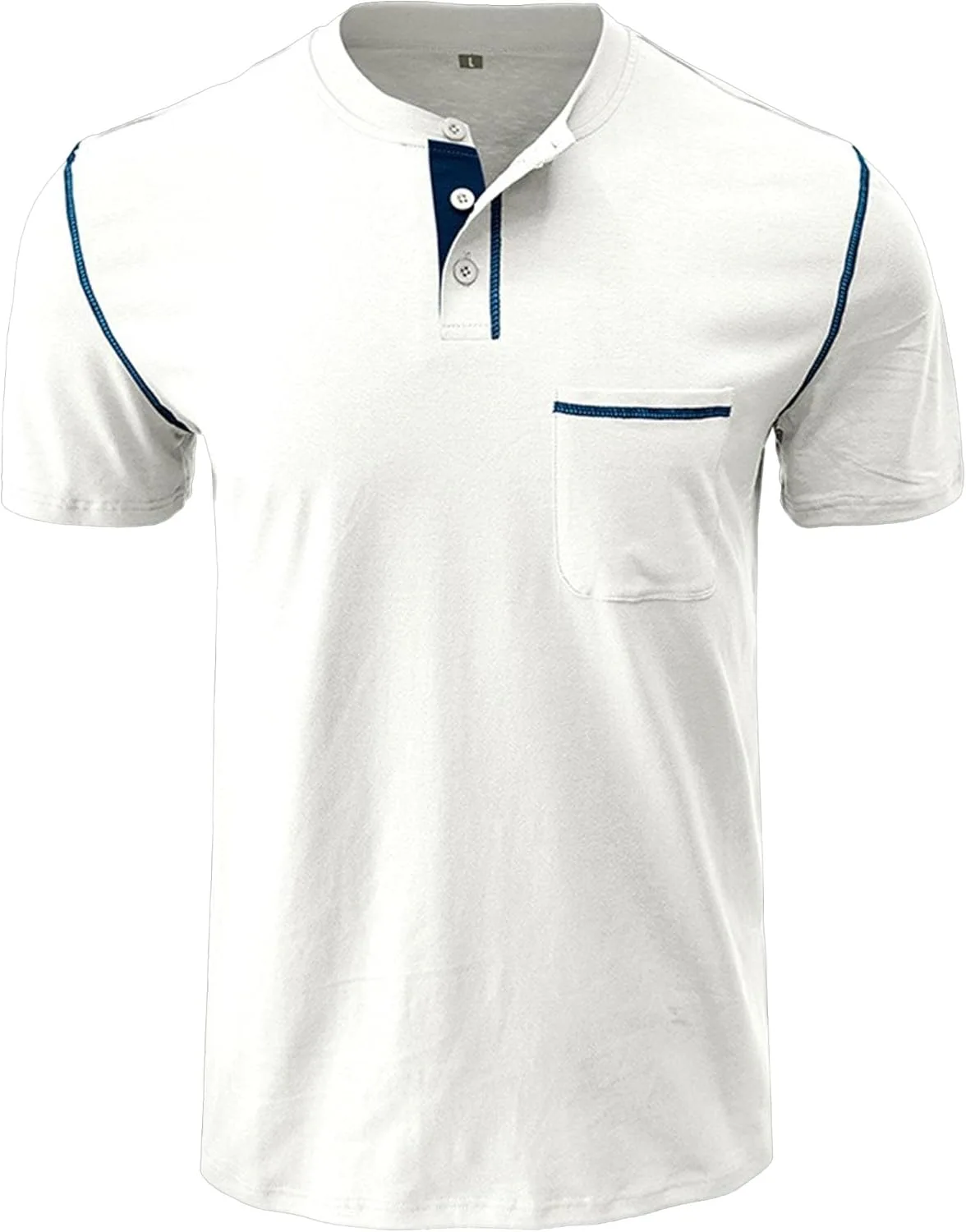 Мужская футболка-поло Henley с карманом, цветной блок, короткий рукав DGHM-JLMY
Мужская футболка-поло Henley с карманом, цветной блок, короткий рукав DGHM-JLMY