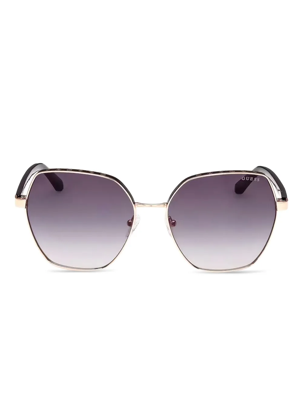 Солнцезащитные очки в геометричной оправе GUESS EYEWEAR, золотой 
Солнцезащитные очки в геометричной оправе GUESS EYEWEAR, золотой