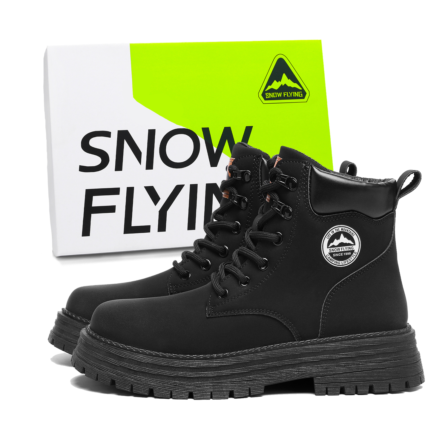 SNOW FLYING Зимние тактические ботинки коллекции короткие мартинсы унисекс классический черный, цвет Classic Black (Classic)
SNOW FLYING Зимние тактические ботинки коллекции короткие мартинсы унисекс классический черный, цвет Classic Black (Classic)