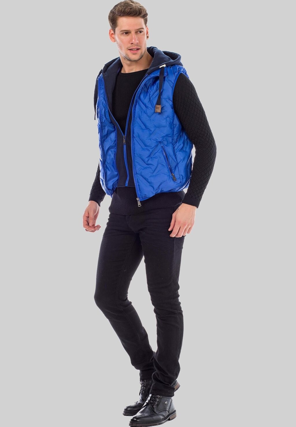 Жилет MIT KAPUZE Cipo & Baxx, синий
Жилет MIT KAPUZE Cipo & Baxx, синий
