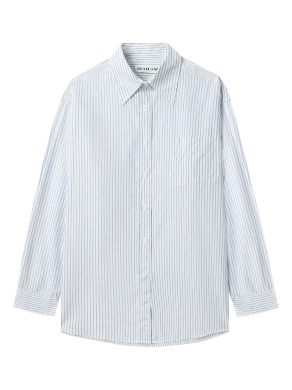 Рубашка в полоску OUR LEGACY, синий
Рубашка в полоску OUR LEGACY, синий