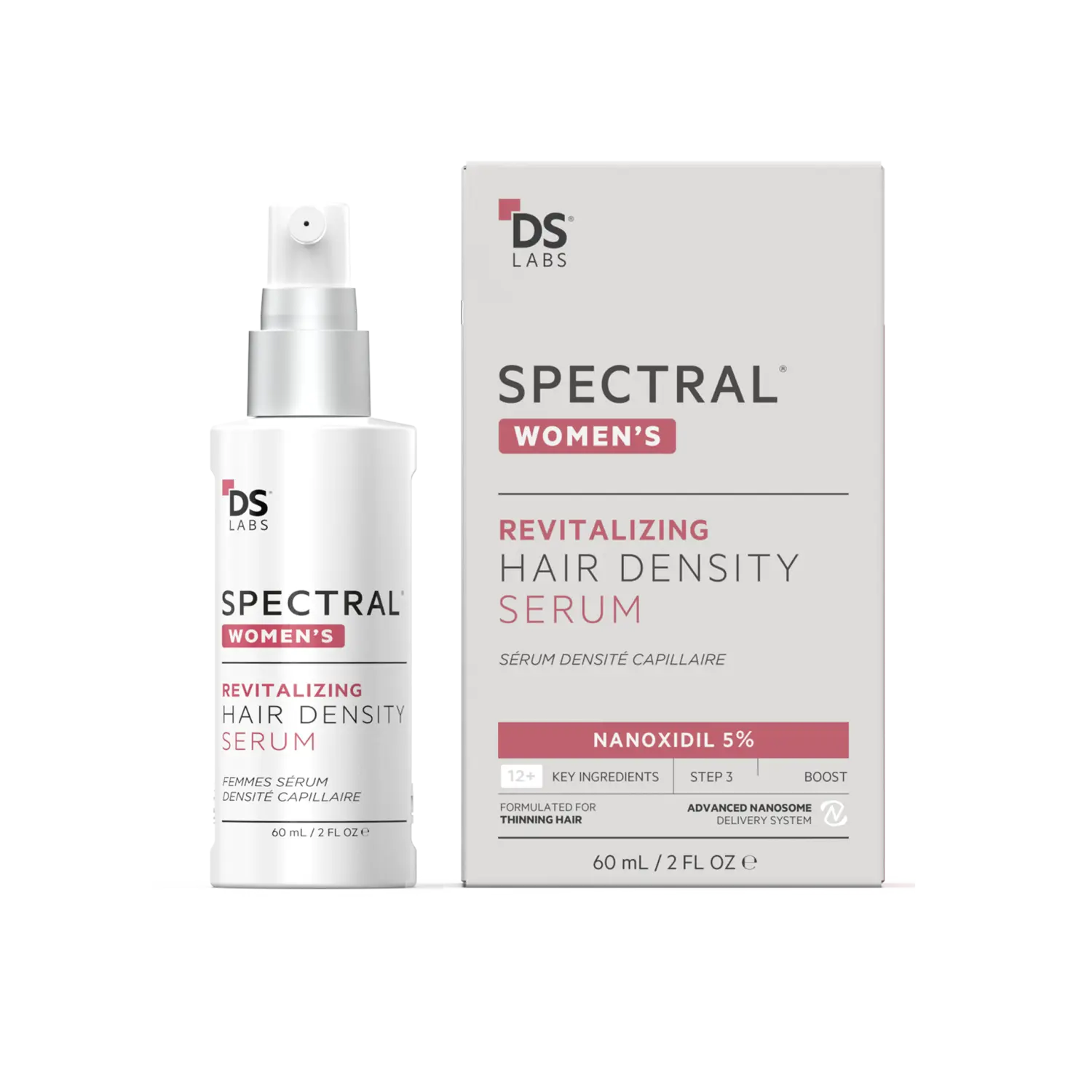 Сыворотка для волос Spectral Women's Serum с 5% наноксидилом для женщин DS Laboratories
Сыворотка для волос Spectral Women's Serum с 5% наноксидилом для женщин DS Laboratories