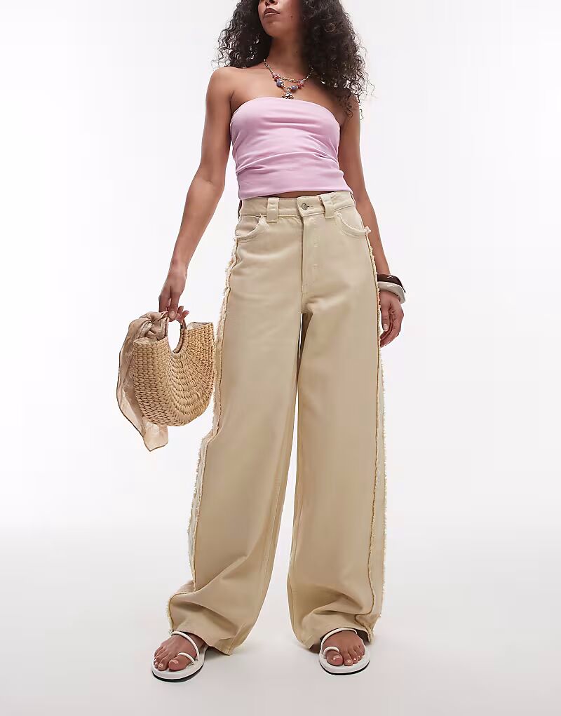 & Other Stories Джинсы широкие из денима с высокой посадкой и потертостями в цвете «масляно-желтый» 
& Other Stories Джинсы широкие из денима с высокой посадкой и потертостями в цвете «масляно-желтый»