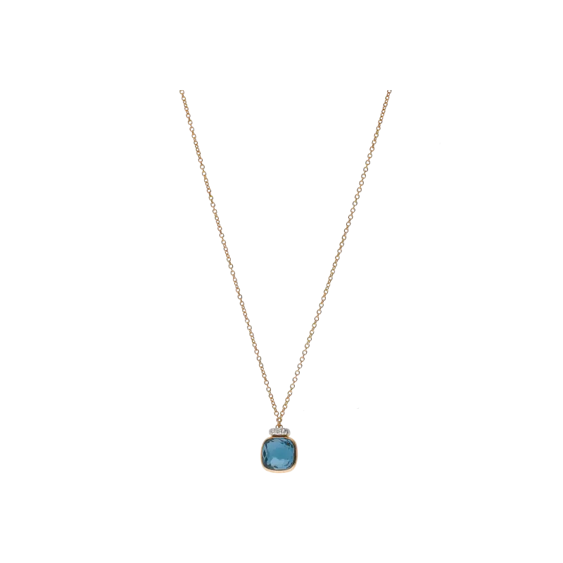 Колье nudo mini из розового золота с лондонским голубым топазом и бриллиантами - pcc5020o6whrdb0tl POMELLATO
Колье nudo mini из розового золота с лондонским голубым топазом и бриллиантами - pcc5020o6whrdb0tl POMELLATO