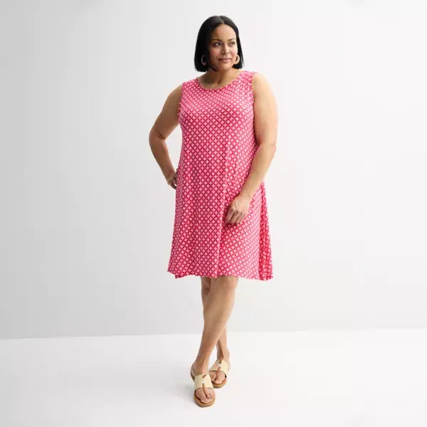 Платье-майка оверсайз с расклешенным подолом Croft & Barrow, цвет coral mod geo
Платье-майка оверсайз с расклешенным подолом Croft & Barrow, цвет coral mod geo