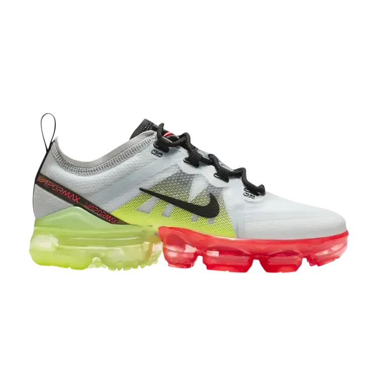 Кроссовки Nike Air VaporMax 2019 GS 'Pure Platinum Volt Crimson', серый
Кроссовки Nike Air VaporMax 2019 GS 'Pure Platinum Volt Crimson', серый