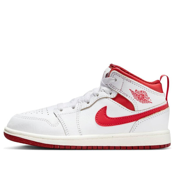 Кроссовки 1 mid se 'white dune red' Air Jordan, белый
Кроссовки 1 mid se 'white dune red' Air Jordan, белый