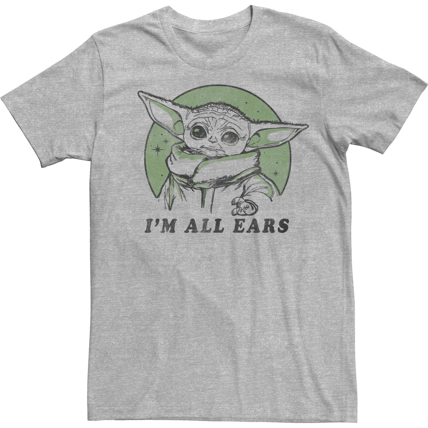 Мужская футболка с портретом «Звездные войны All Ears The Child» или «Baby Yoda» Licensed Character
Мужская футболка с портретом «Звездные войны All Ears The Child» или «Baby Yoda» Licensed Character