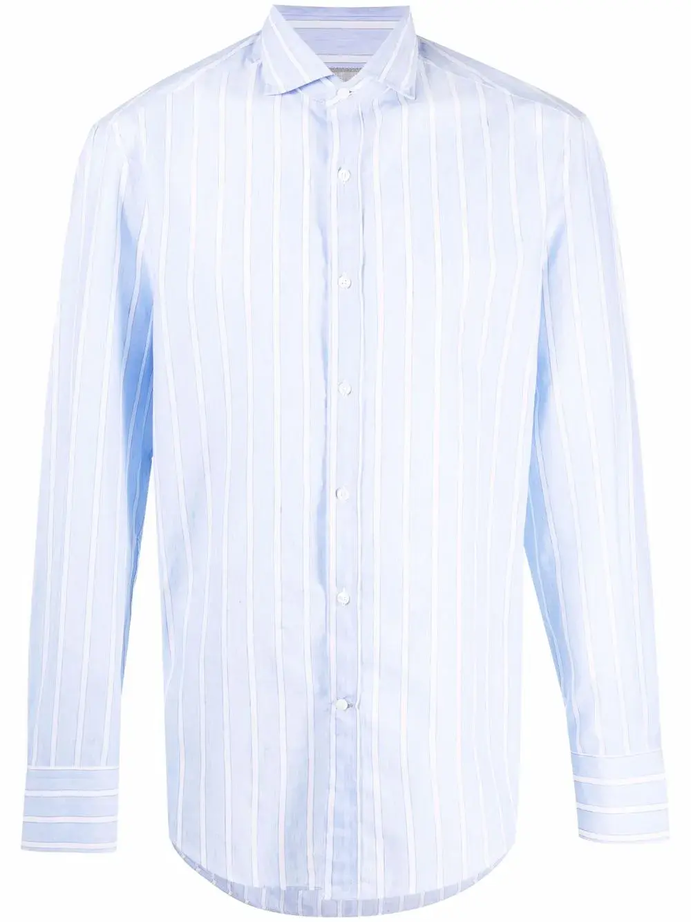 Рубашка в вертикальную полоску Brunello Cucinelli, синий
Рубашка в вертикальную полоску Brunello Cucinelli, синий