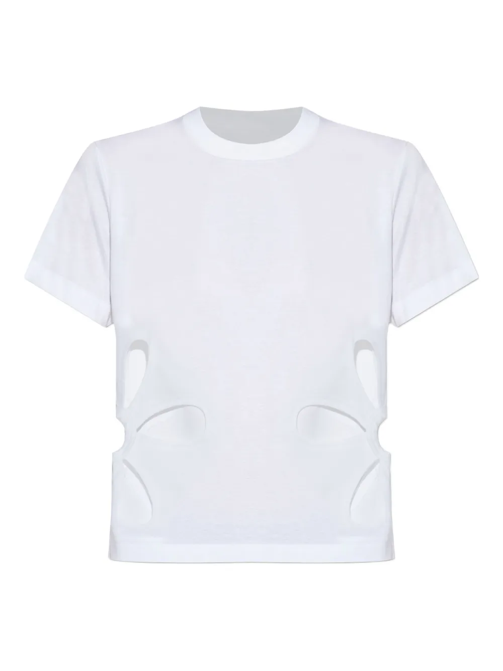 Футболка с цветочными вырезами Noir Kei Ninomiya, белый
Футболка с цветочными вырезами Noir Kei Ninomiya, белый