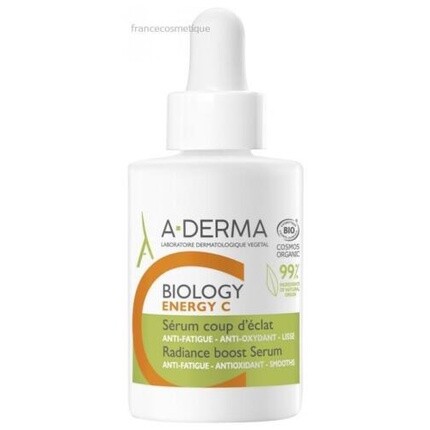 A-Derma Сыворотка для придания сияния Biology Energy C 30 мл
A-Derma Сыворотка для придания сияния Biology Energy C 30 мл
