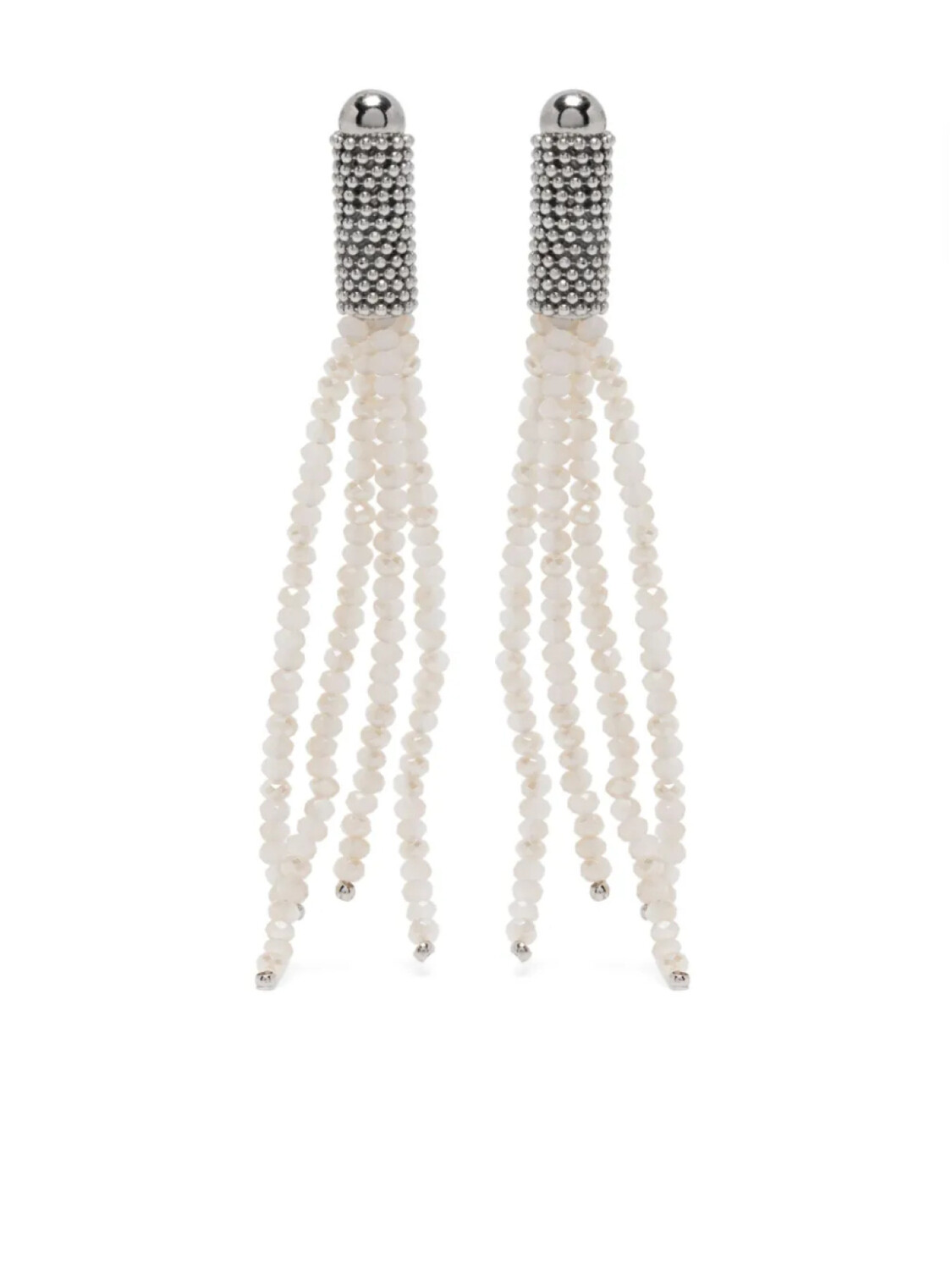 Peserico серьги-подвески с кристаллами, серебряный
Peserico серьги-подвески с кристаллами, серебряный