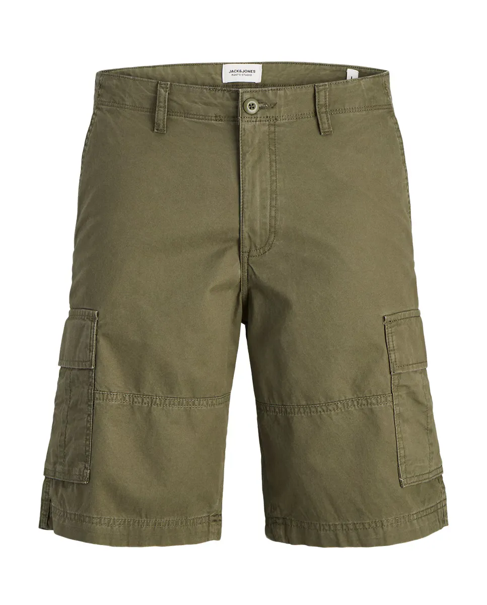Мужские шорты-карго с боковыми карманами Jack & Jones, зеленый
Мужские шорты-карго с боковыми карманами Jack & Jones, зеленый