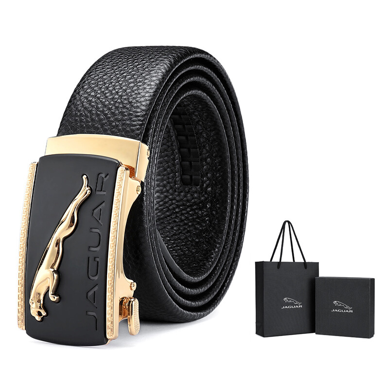 Мужской кожаный ремень JAGUAR, Подарочная коробка из массива дерева с золотым логотипом
Мужской кожаный ремень JAGUAR, Подарочная коробка из массива дерева с золотым логотипом