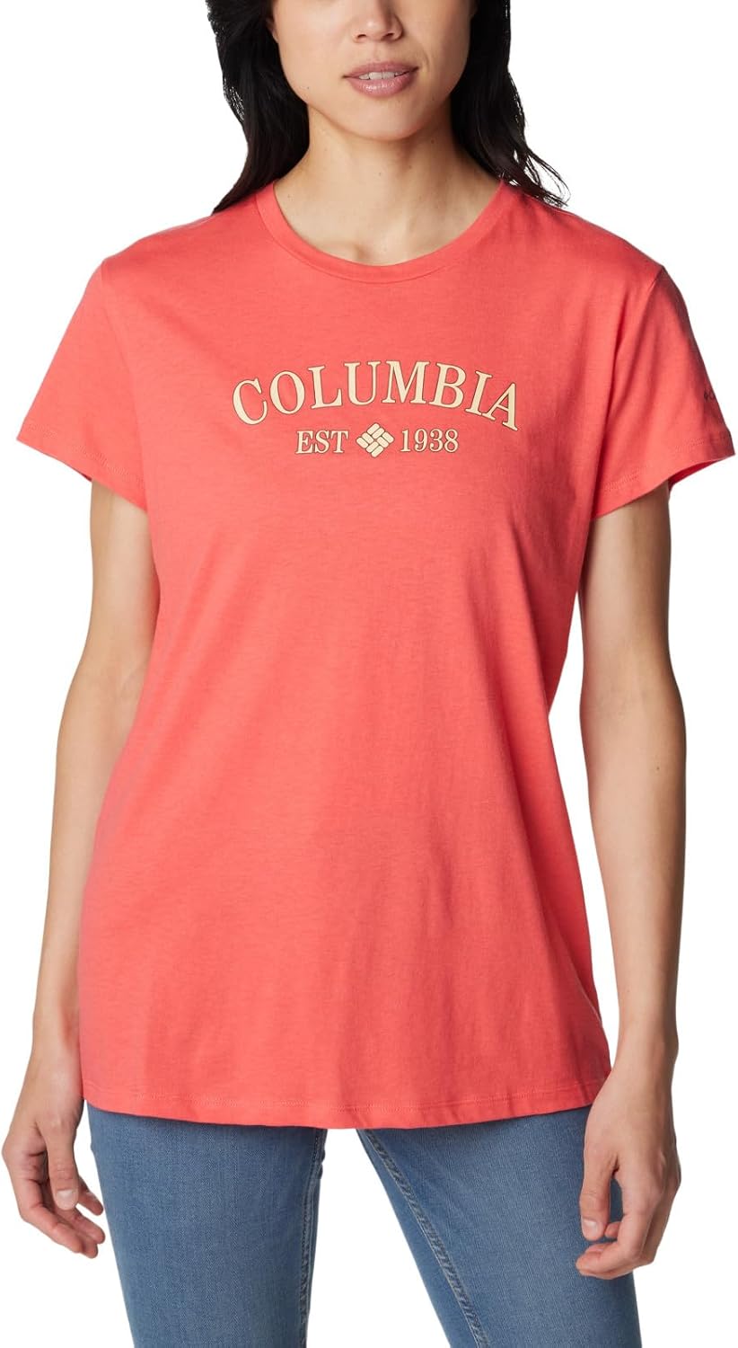 Женская футболка Columbia Trek с коротким рукавом и графическим принтом, Juicy/Csc Tradition
Женская футболка Columbia Trek с коротким рукавом и графическим принтом, Juicy/Csc Tradition