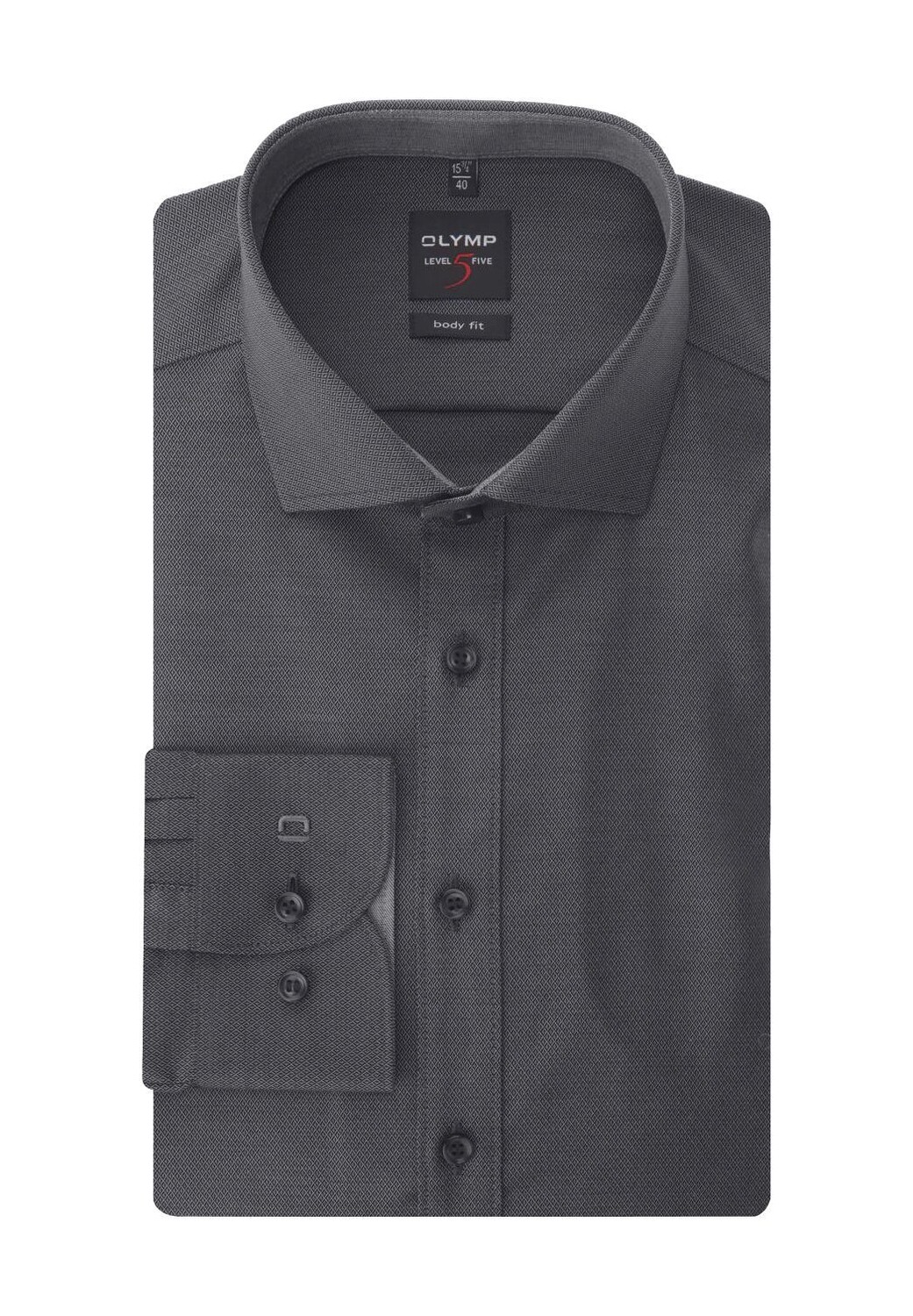 Рубашка деловая, с длинными рукавами, мужская OLYMP, антрацит
Рубашка деловая, с длинными рукавами, мужская OLYMP, антрацит